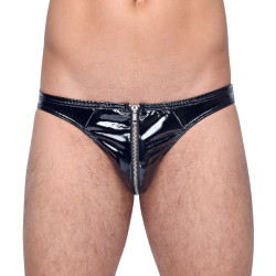 Black Level Men Slip Vinyl Helix Noir